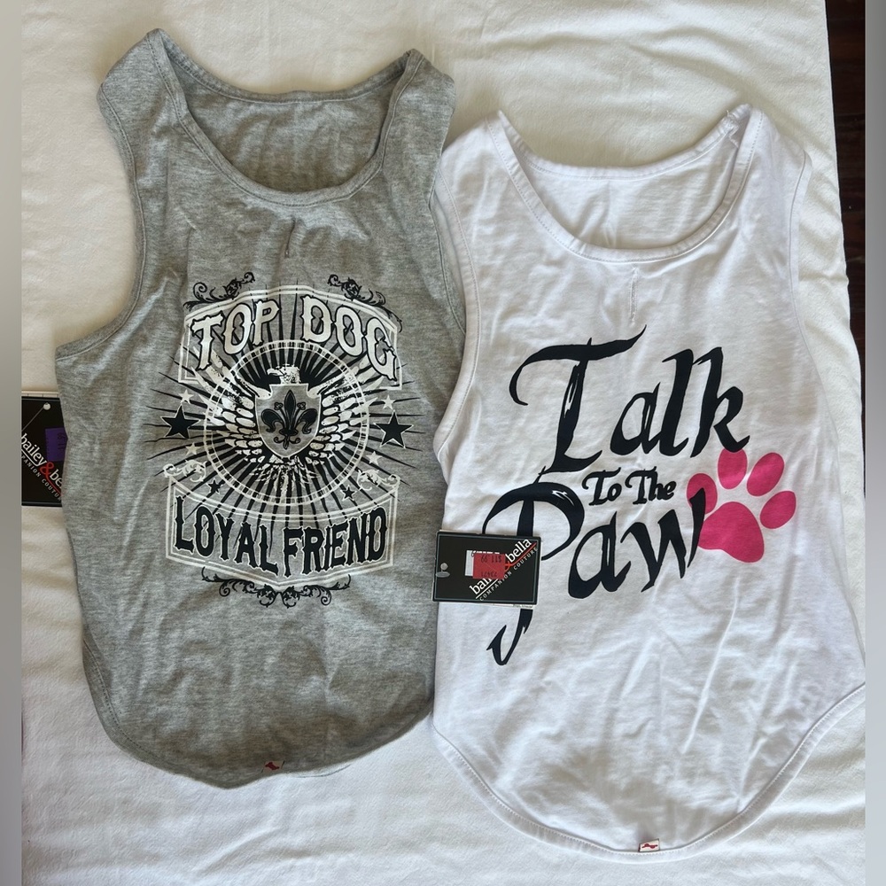 4/$20 🦋 Bundle of Two Bailey & Bella Dog Shirts